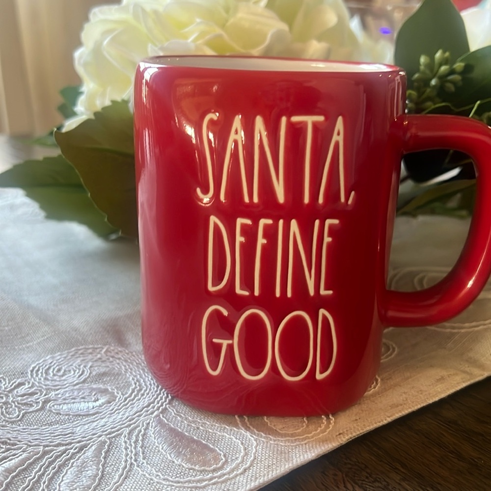 Rae Dunn “Santa Define Good” Mug!